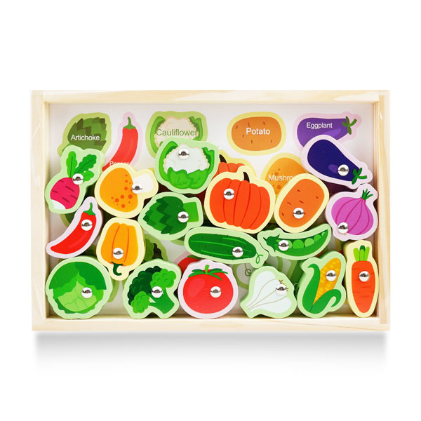 Se-ed (ซีเอ็ด) : กระดานไม้เกมตกจิ๊กซอว์ ผัก Vegetable