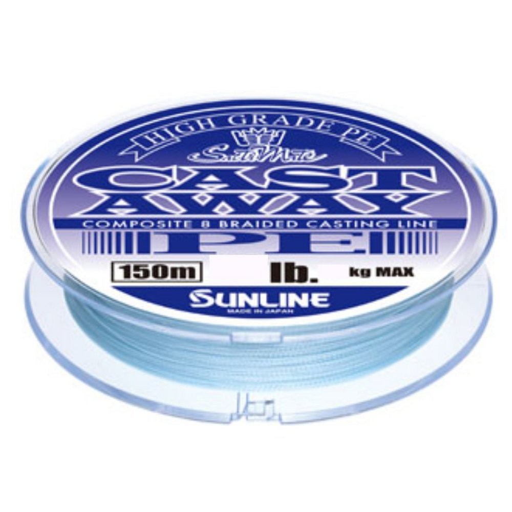 SUNLINE PE Line Saltimate Castaway 150m 10lb Pearl Blue