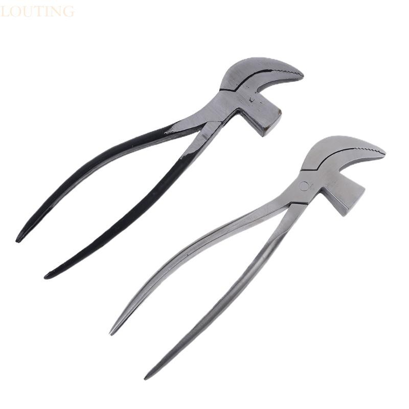 Louting หนังหัตถกรรมคีม DIY ดึงเอวคีมเครื่องมือทํางานสําหรับปัตตาเลี่ยนรองเท้า