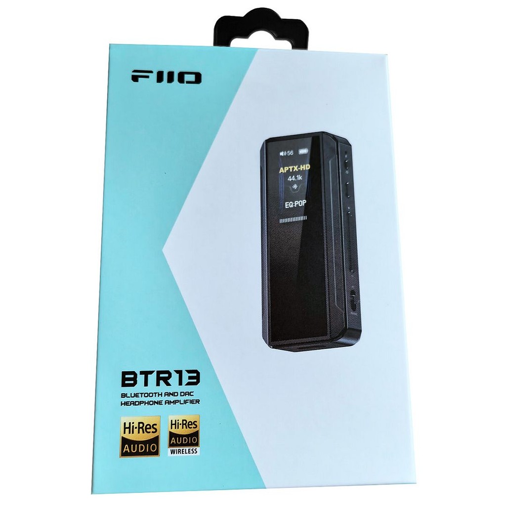 FiiO BTR13 Bluetooth DAC and Headphone Amplifier (Black) F3082B, USB-C, 3.5+4.4mm outputs
