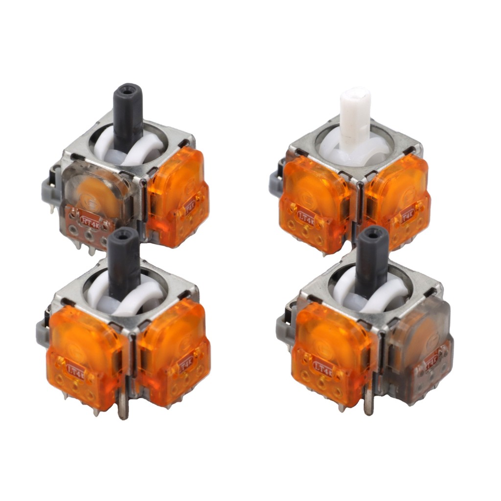 Ginfull 2PCS TMR เอฟเฟกต์แม่เหล็กไฟฟ้า 3D Analog จอยสติ๊กสําหรับ PS4 PS5 Xbox Series S X Switch Pro 