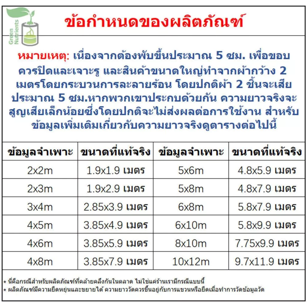 ผ้าใบกันน้ำใส PVC มีตาไก่ สำหรับกันแดดกันฝน ขนาด 2x2 2x3 2x4 3x4 4x4 4x5 4x6 5x6 5x8 6x8 8x10 10x12 เมตร thumbnail 3