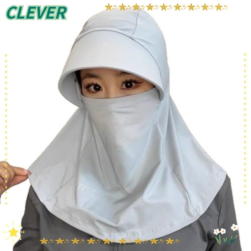 Clever Visor Cap, with Shawl Breathable Cap, Ice Silk Summer Cap