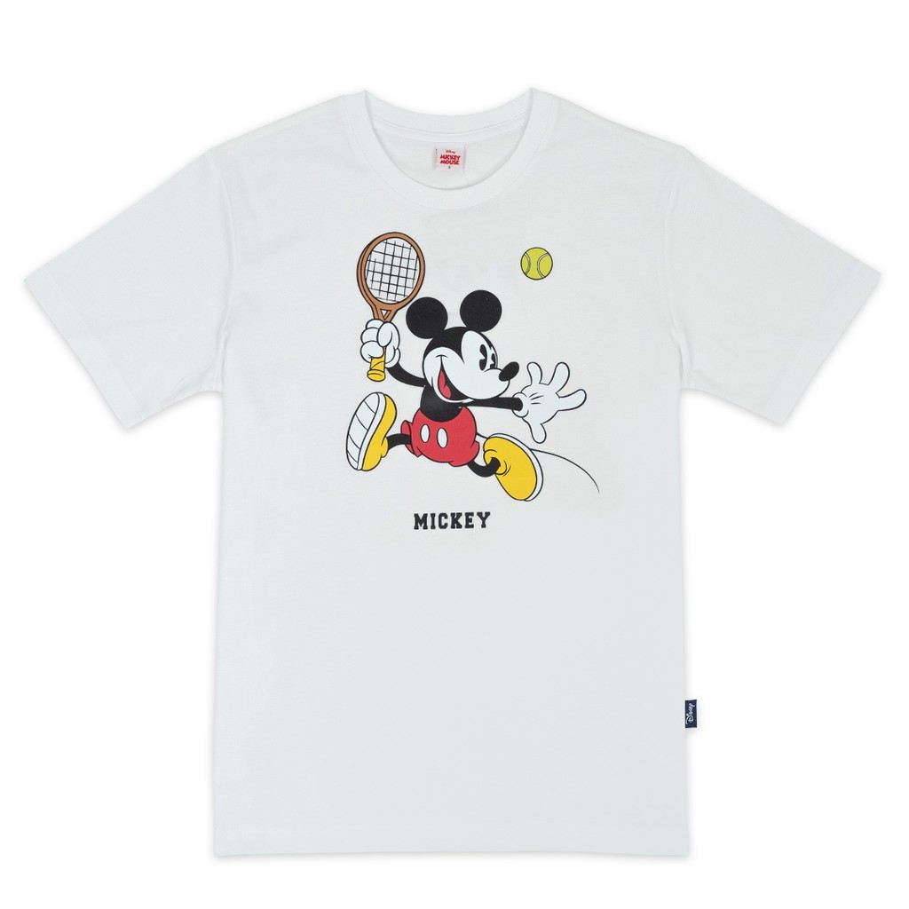 Disney Men Mickey Mouse Family เสื้อยืดผ้าฝ้ายแท้-เสื้อยืด Mickey Mouse Family เสื้อยืดผู้ชาย 100%