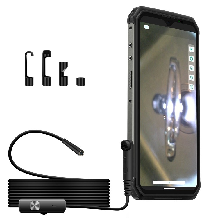 จัดส่งในวันเดียวกัน Ulefone Endoscope E1 IP67 กันน้ํา 3 ใน 1 Endoscope สําหรับ Ulefone Power Armor 2
