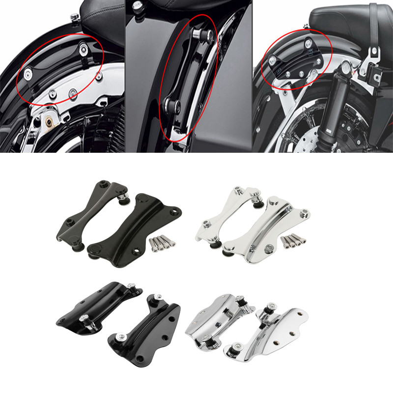 สินค้าใหม่ Harley Avenue Gliding Double Light Gliding Road King ชิ้นส่วนดัดแปลงพนักพิงชั้นวาง Quick Release Parts 09-22 จัดส่งฟรี