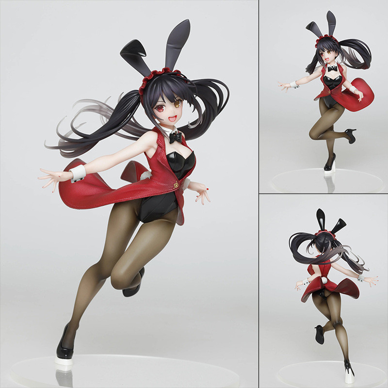Dating Battle Kurumi tokisaki Kurumi Bunny Girl Leap of Life Prize figure Anime Garage Kits Model
