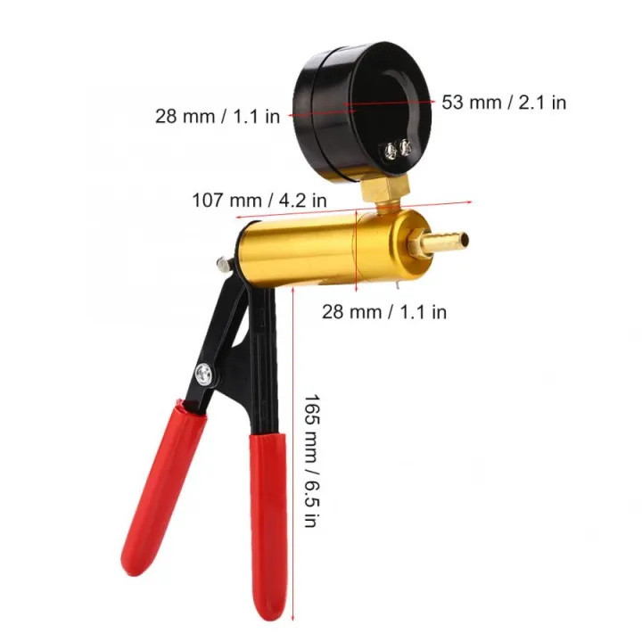 ชุดไล่ลมเบรค แบบมือบีบ ปั๊มสุญญากาศ ไล่ลมเบรค 2 in 1 เครื่องดูดน้ำมันเบรค - รูปที่ 4