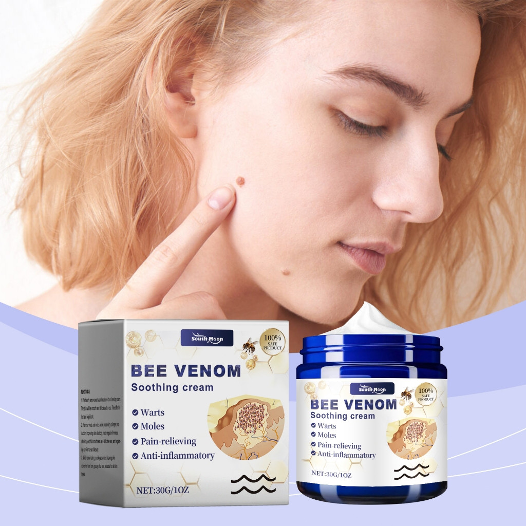 in Stock30g Bee Venom Wart Removal Cream ครีมบํารุงผิวไม่ระคายเคือง Repair Moisturizing Skin