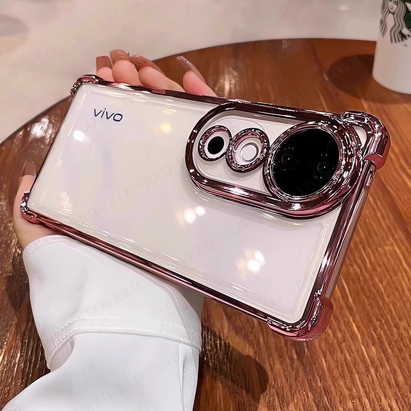 เคสโทรศัพท์ซิลิโคน ใส กันกระแทก สําหรับ Vivo V50 V40 Pro V40 lite V30 V29 V27 V25 V23 X200 X100