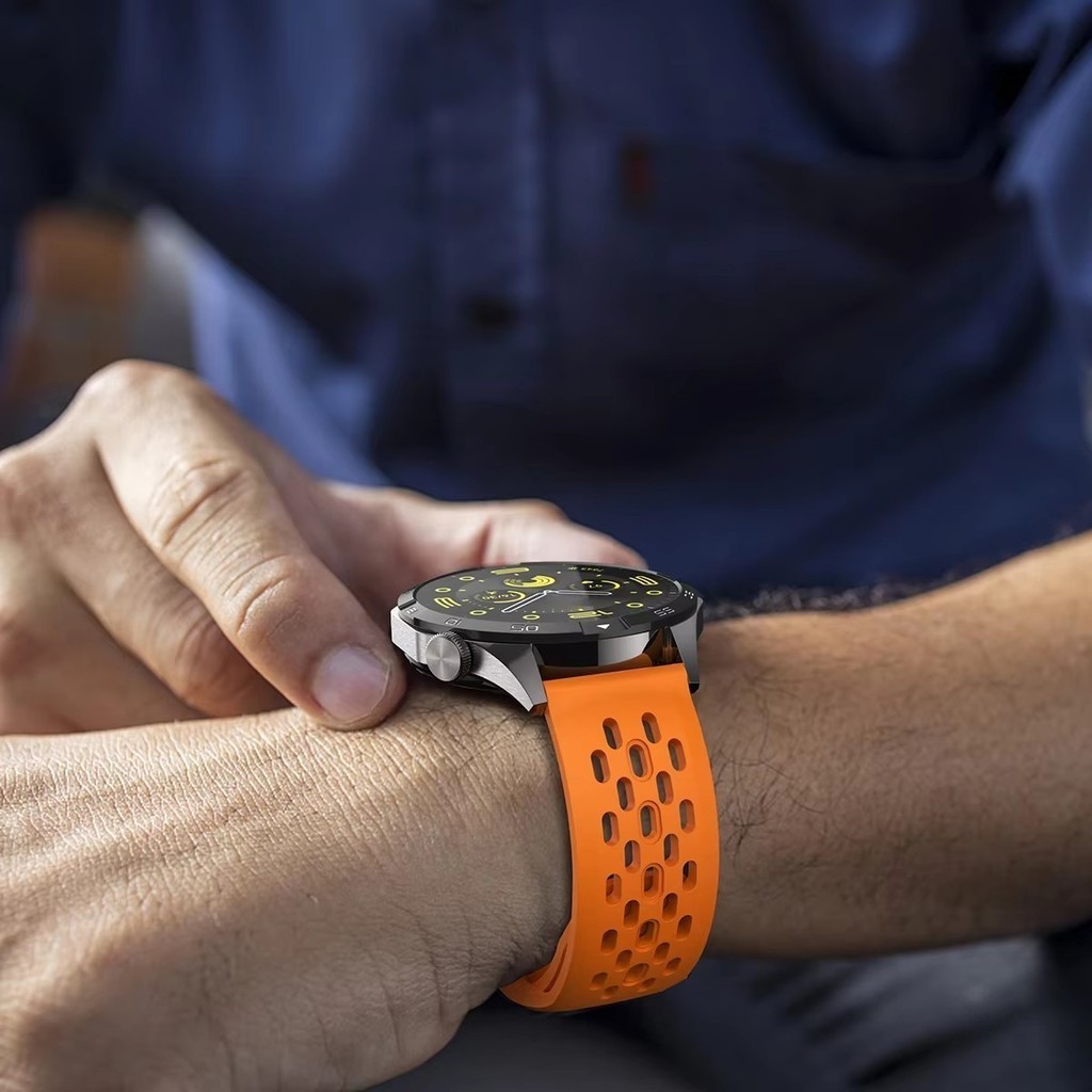 For Amazfit Active 2 สมาร์ทนาฬิกาซิลิโคนสําหรับ For Amazfit Active 2 SmartWatch สายรัดข้อมือกีฬาสร้อยข้อมือซิลิโคน Watchband Accessorie