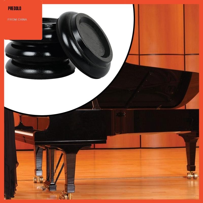 [Predolo] 4 ชิ้นเปียโนล้อเลื่อนถ้วยเปียโนขาที่รองแก้ว,สนับสนุน,แผ่นเท้า,ล้อเปียโนตรง - รูปที่ 2