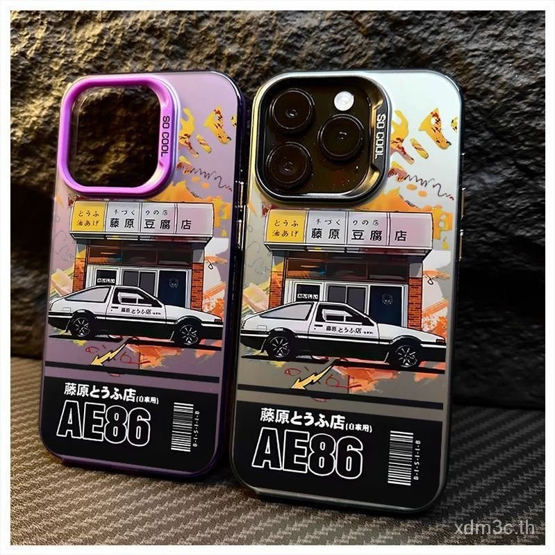 Ae86 เคสโทรศัพท์มือถือ กันกระแทก ลาย Fujiwara Tofu Shop หลากสี สําหรับ iPhone15promax 13pro 14 Laser 11 12 W0PL