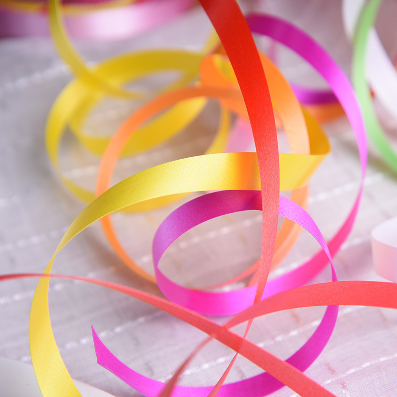 ริบบิ้นพวงมาลัย ริบบิ้นพลาสติกเนื้อเงา ขายส่ง ห่อของขวัญ ตกแต่งคริสต์มาส