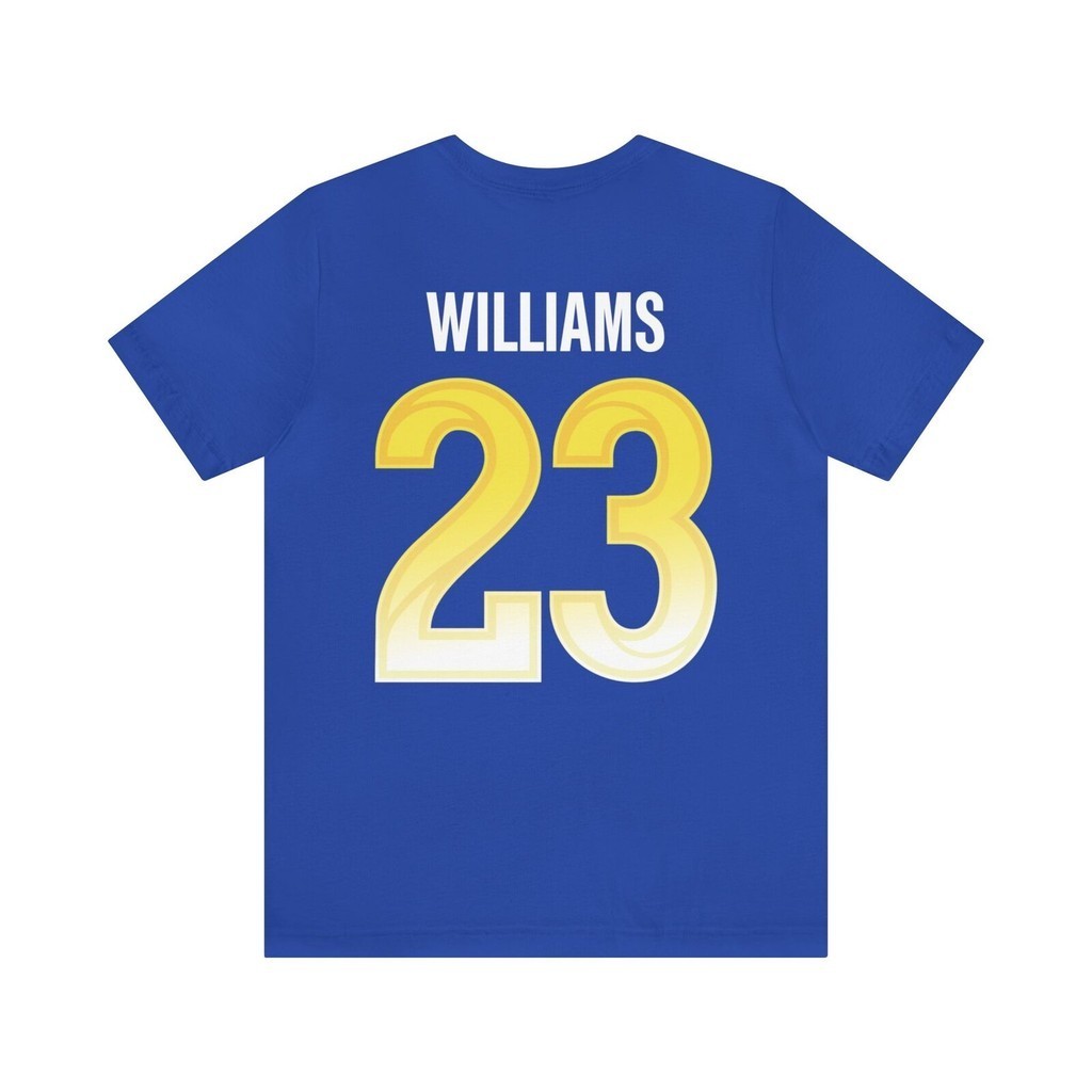 เสื้อยืด พิมพ์ลาย Kyren Williams Los Angeles Rams สําหรับผู้หญิง