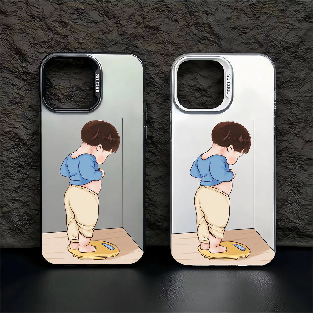 เคสโทรศัพท์มือถือแบบแข็ง กันกระแทก ลายการ์ตูนเด็กผู้ชาย สําหรับ iphone 15 pro max 14 11 13 12 7 8 Plus X XR XSMax
