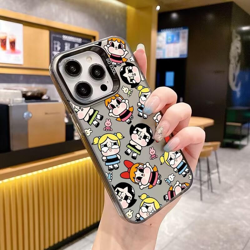 เคสโทรศัพท์มือถืออะคริลิคแข็ง กันกระแทก ลาย POP MART The MONSTERS Labubu The Powerpuff Girls สําหรับ Xiaom Mi 11 Lite 5G 12T 13T POCO X3 Pro X6 F4 X5 C50 C51 Redmi K60 Ultra