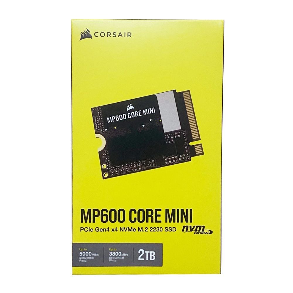 Corsair MP600 CORE MINI 2TB PCIe 4.0 M.2 2230 SSD for Handheld Gaming PC, Tablet (CSSD-F2000GBMP600C