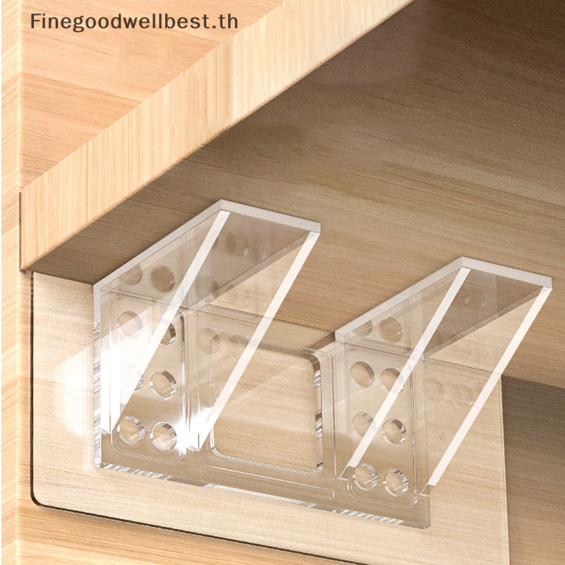 Fbth ขายดี คลิปหมุดยึดชั้นวางของ แบบติดผนัง สําหรับห้องครัว ห้องนอน ตู้เสื้อผ้า 1 ชิ้น - รูปที่ 3