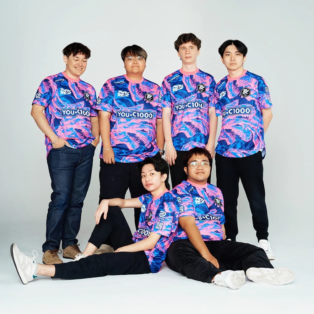 เสื้อกีฬาแขนสั้น ลายทีม PRX Official Match Jersey 2024 25. Papier Rex เสื้อยืดลําลอง แขนสั้น พิมพ์ลา