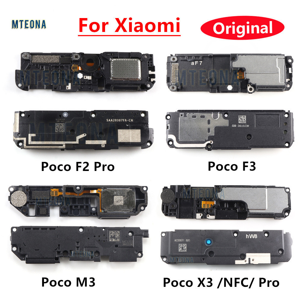 อะไหล่บอร์ดโมดูลบัซเซอร์ลําโพง แบบเปลี่ยน สําหรับ Xiaomi Poco M3 F2 F3 X3 NFC Pro