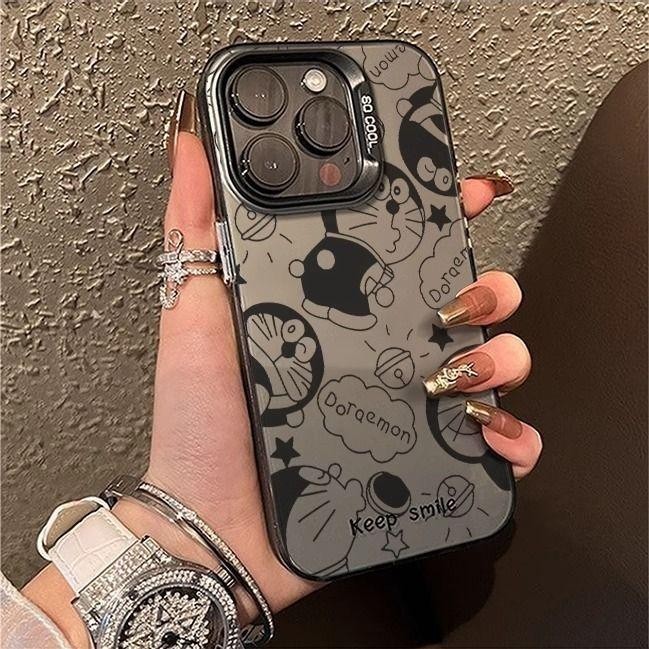เคสโทรศัพท์มือถือ ซิลิโคนแข็ง ผิวด้าน ลายการ์ตูนโดราเอมอนน่ารัก สําหรับ Samsung Galaxy A55 A54 A53 A52 A52S A32 A33 A34 A35 A14 A15 A23 A31 A51 A71 A72