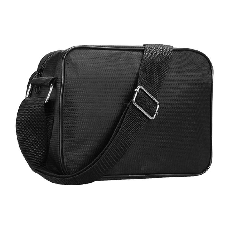 ซอค* กระเป๋าสะพายกระเป๋าเครื่องมือผ้าแคนวาสสีดําสําหรับช่างไฟฟ้าและโครงการช่างไม้ - รูปที่ 5