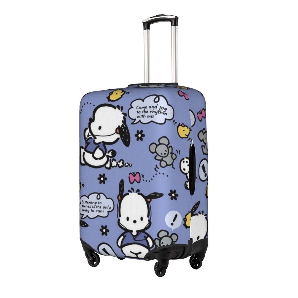 Sanrio Pochacco ฝาครอบกระเป ๋ าเดินทางหนา Protector กระเป ๋ าเดินทางยืดหยุ ่ นสูง Spandex ฝาครอบป ้ องกัน - รูปที่ 7