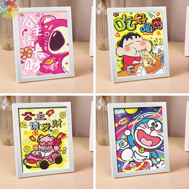 Gogogo 1 ชุดเพชร Art Home Decor Sanrio เพชรวาด Hello Kitty การ ์ ตูนเพชรโมเสค 5D DIY Cross Stitch ชุด TH