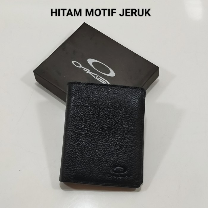 ✨ -กระเป๋าสตางค์ผู้ชาย 3 มิติ หนังแท้ Oaklay - สีดํา Mtf Jrk