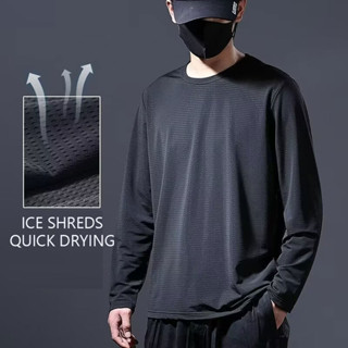 เสื้อยืดแขนยาวลําลอง ผ้าเรยอน แบบบาง ผ้าตาข่าย แฟชั่นทันสมัย…