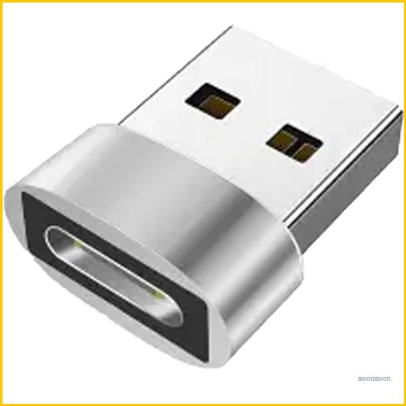 Moommy อะแดปเตอร์หัวแปลงชาร์จ USB ตัวผู้ เป็น USB C ตัวเมีย