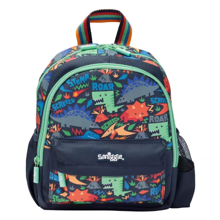 ออสเตรเลีย smiggle ใหม ่ Dinosaur World Kindergarten Schoolbag mini Children Ultra-Light Backpack Small Backpack