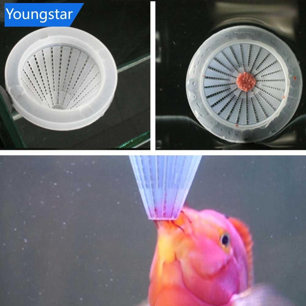 [ForeverYoung ] Mini Automatic Fish Feeder Tapered Aquarium Red Worm Feeding Feeder Funnel Cup อาหารปลาเครื ่ องมือดูดถ ้ วย I2R7