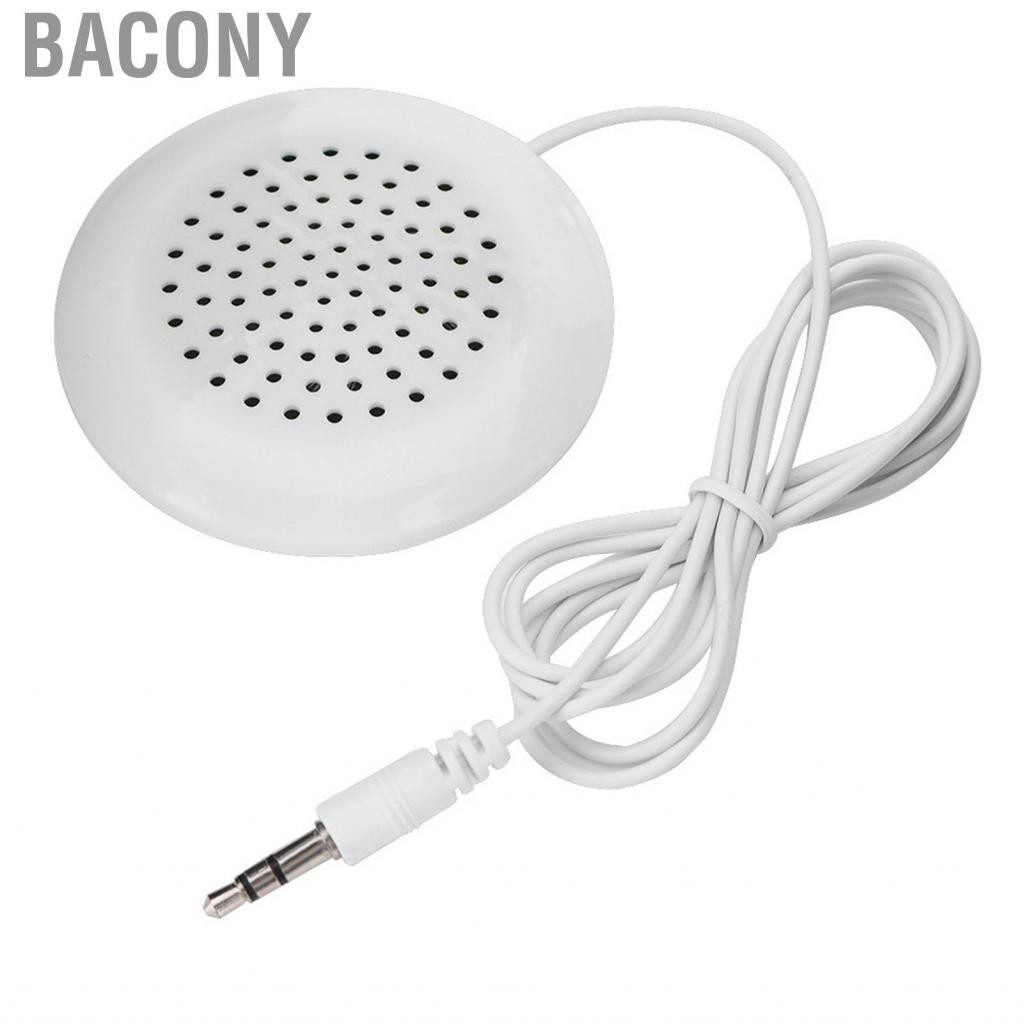 Bacony Mini Stereo Speaker Wired DIY Pillow 3.5mm MP3 MP4 CD Player