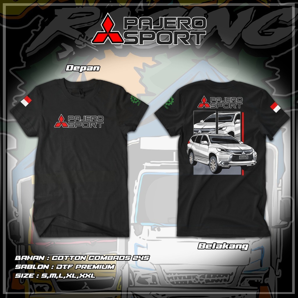 เสื้อยืดไดร์เวอร์ KATUN Pajero Sport Vol.14 | เสื้อยืดผ้าฝ้าย 24s ดั้งเดิม | เสื้อยืด Young Driver V