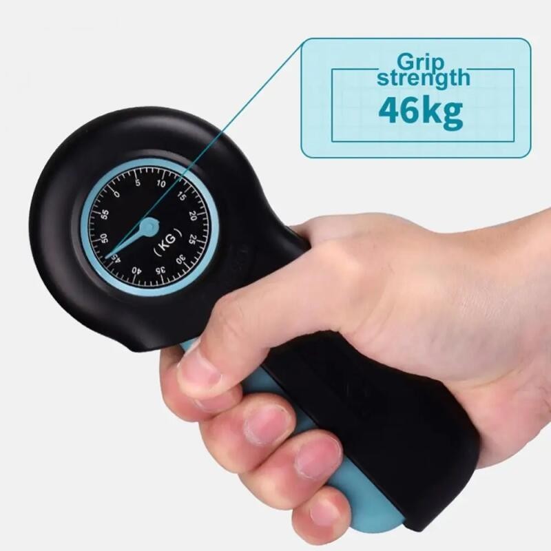 121lb/55kg Hand Dynamometer Grip Power Strength วัดฟิตเนสการฝึกอบรม Gripper Strengthener ข ้ อมือกล ้ ามเนื ้ อออกกําลังกาย