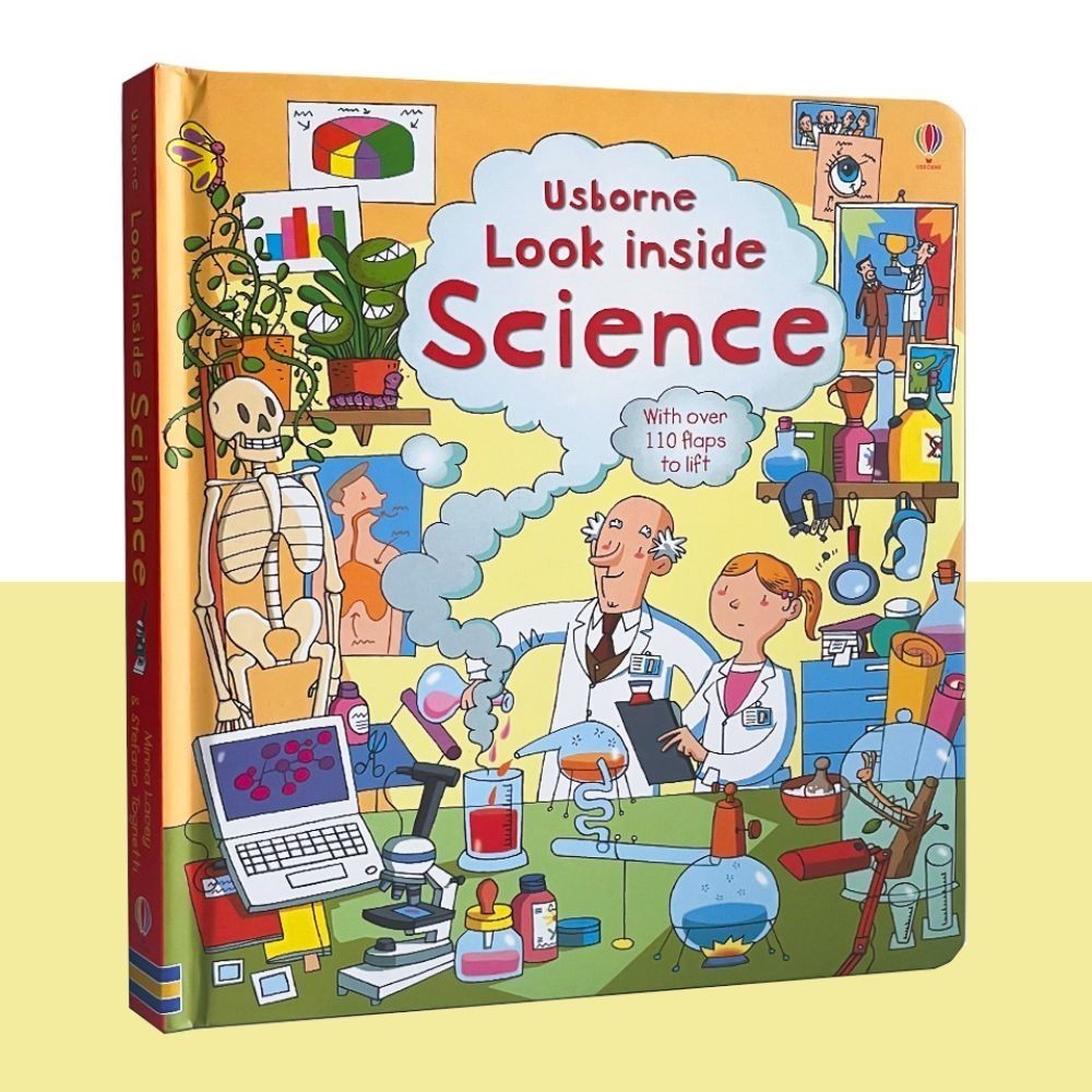Usborne Look Inside Science 3D Flap Picture Book for Kids Children Educational English Book Bedtime Reading Books