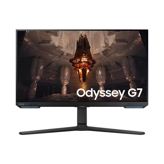 SAMSUNG 28" G7 G70B (มอนิเตอร์) Odyssey UHD 4K IPS / Flat 3,840 x 2,160 @ 144 Hz Gaming Monitor : LS28BG700EEXXT