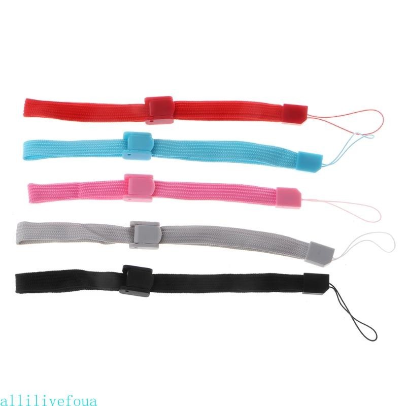 Allilivefoua 17 ซม.สายรัดข ้ อมือสั ้ น Hand Grip เชือกเส ้ นเล ็ กสําหรับ Wii รีโมทคอนโทรล