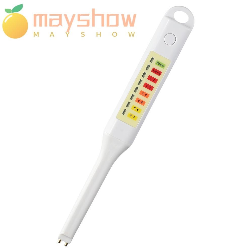 Mayshow LED Salinity Meter , สีขาว ABS, ทองแดงอิเล ็ กทรอนิกส ์ อาหาร Salinity Tester, แบบพกพา Salinometer สุขภาพ Diet