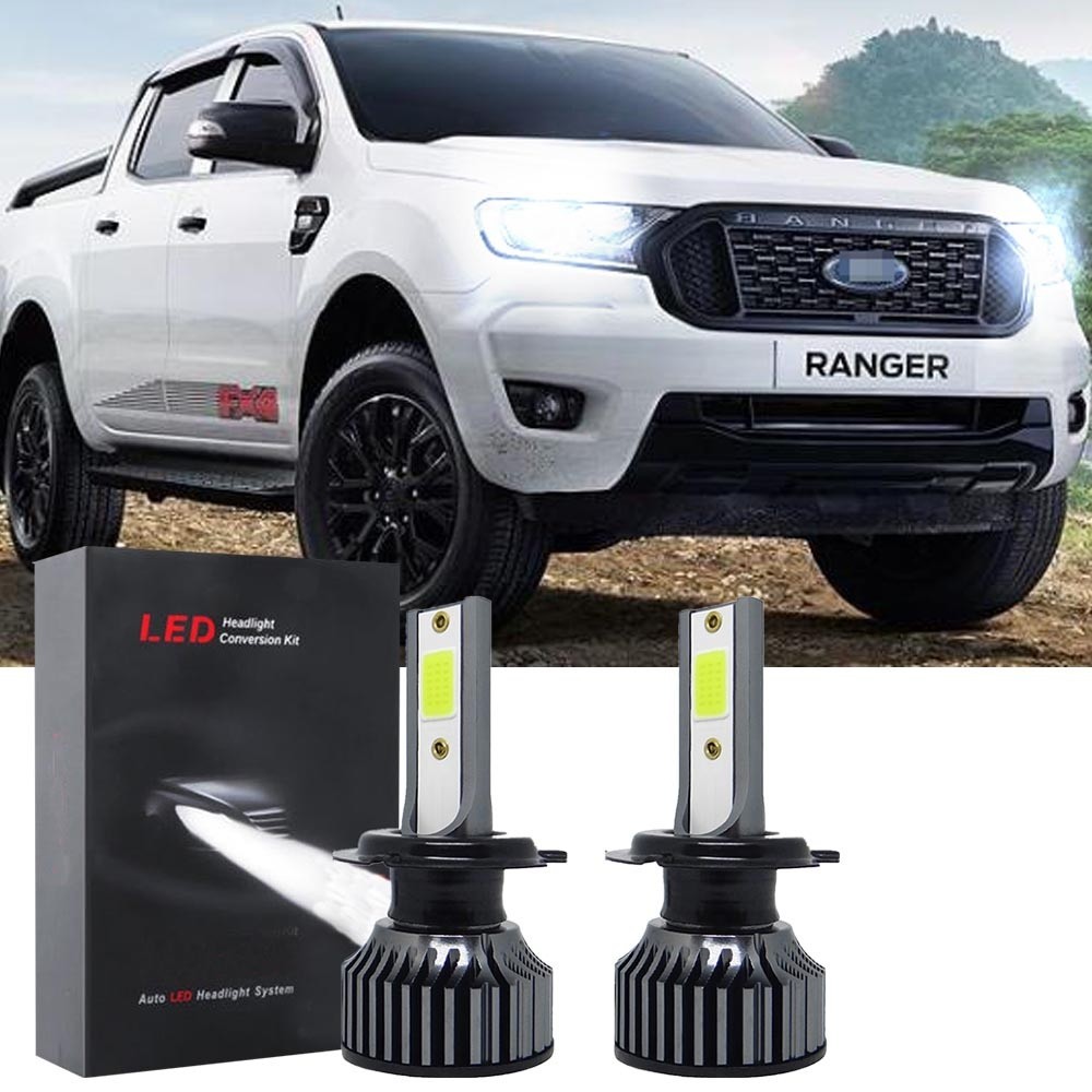 สําหรับ Ford Ranger ( T6🏠 ปี 2012 ถึง 2020 - 2 ชิ ้ น 6000K รถหลอดไฟ LED ไฟหน ้ า