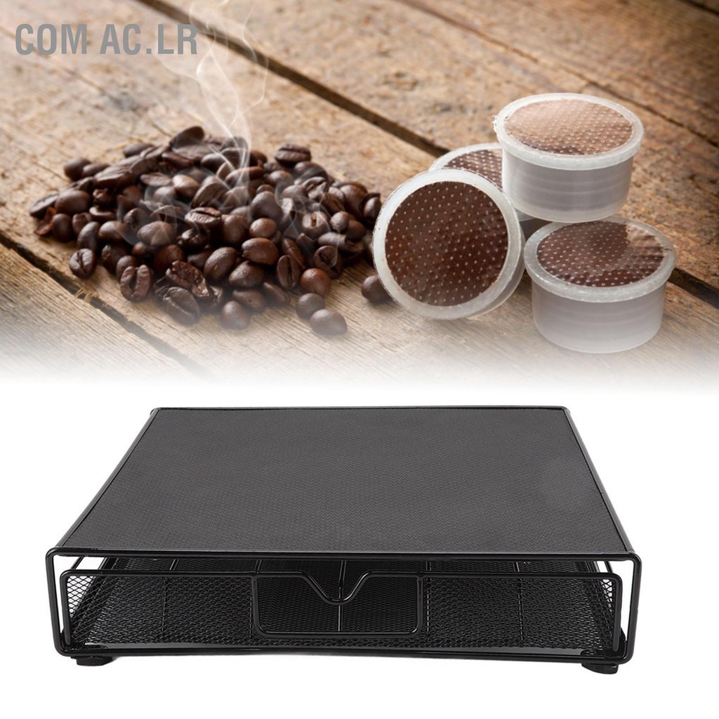 Com Ac.lr กาแฟ Pod ลิ้นชักเก็บกาแฟแคปซูลลิ้นชักเครื่องชงกาแฟสำหรับ K ถ้วยสำหรับ Dolce Gusto สำหรับ Caffitaly YZ1320 สีดำ