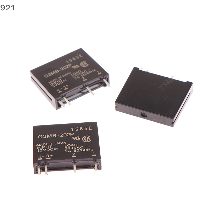 Nuannubbb 1Pc 5V 12V 24V DC-AC Solid State Relay โมดูล G3MB-202P-5VDC PCB SSR AC 240V 2A Snubber Circuit Resistor Relay Switch ราคาไม ่ แพง