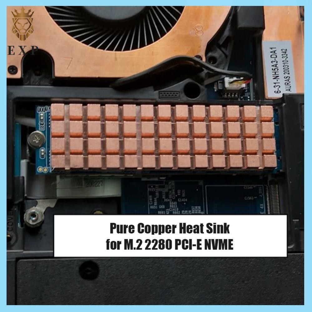 [explosion1.th] Pc Notebook SSD Heat Sink สําหรับ M.2 2280 PCI-E NVME พร้อมฮีทซิงค์แผ่นความร้อน