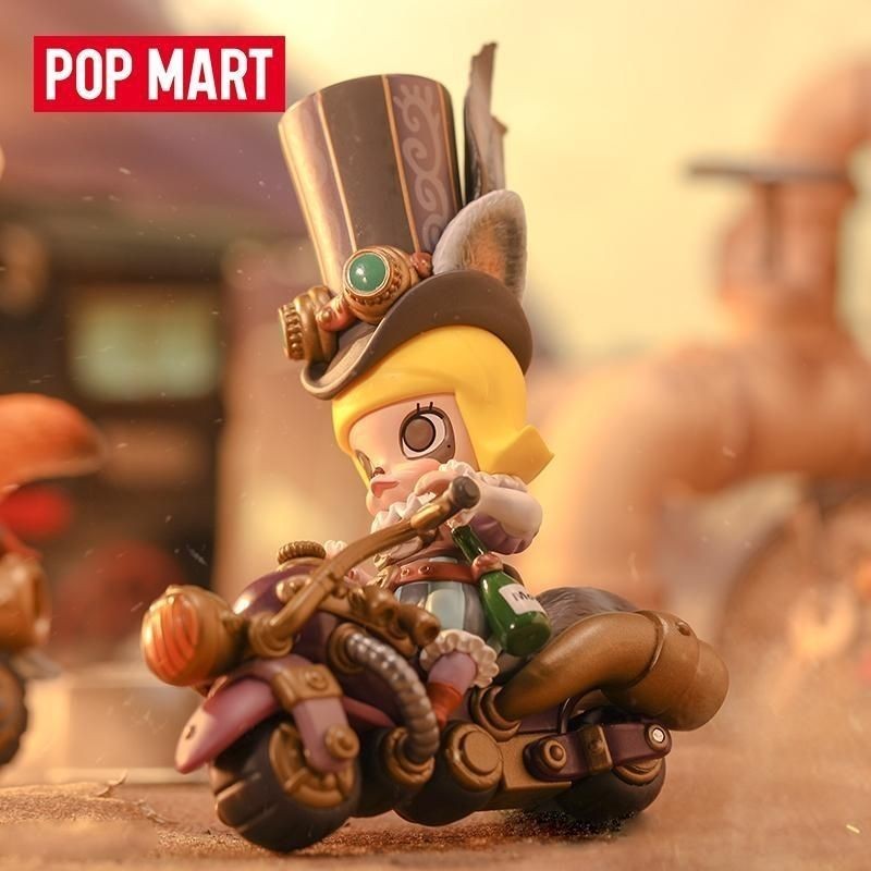 POPMART MOLLY-Steam Punk Animal Bike Series [ของแท้ 100%] ส่งไวถึงบ้าน ภายใน 24 ชม. ตุ๊กตารุ่นแรก กล