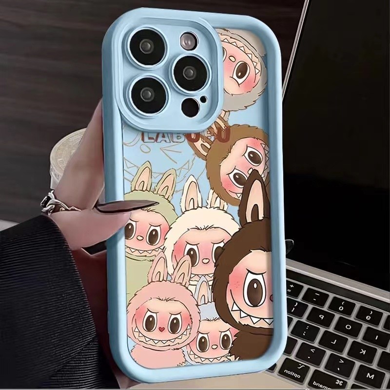 สําหรับ Honor X9A X9B X9 X8B X8 X7 X7A X7B X6A X6s X6 X5 5G 4G เคสโทรศัพท์น่ารัก POP MART Labubu Soft TPU กันชนฝาหลังถุงลมนิรภัย