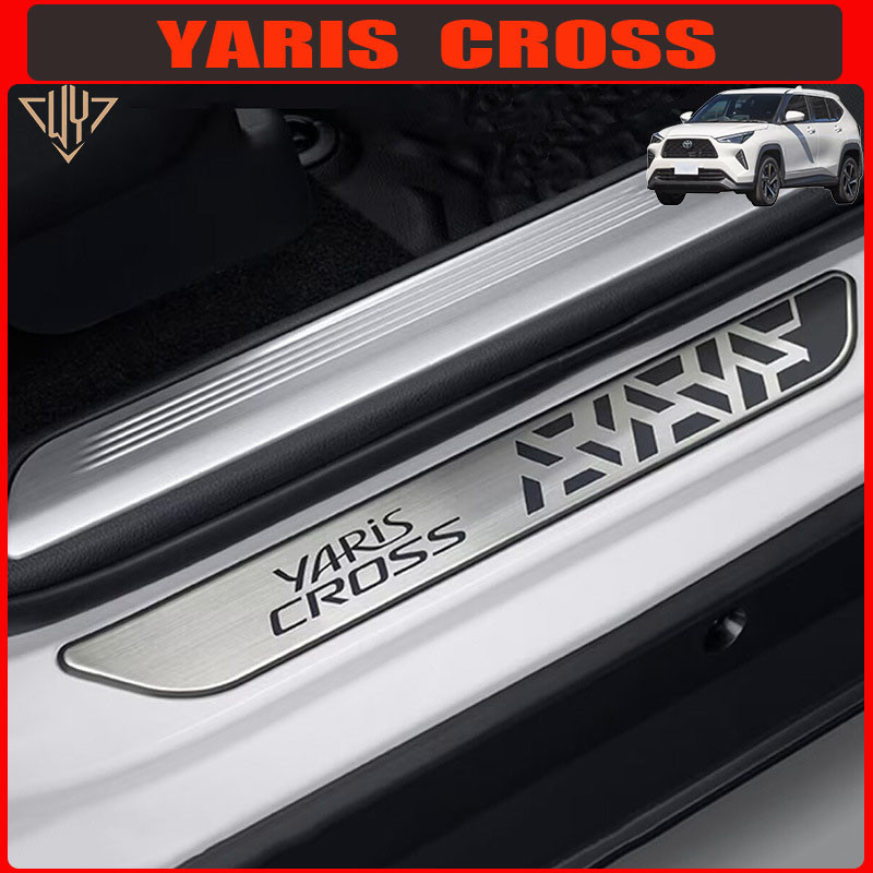 โตโยต้า Yaris Cross 2023 2024 บอร์ดวิ่งออฟโรด, แถบประตูและคันเหยียบ Yaris Cross ชายบันได สคัพเพลท แบบที่