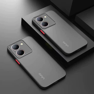 VIVO Y18 เคส ผิวด้าน สําหรับ VIVO Y18 Y28 Y03 Y100 5G Y27 Y27S Y36 Y78 Y02 Y02S Y02T Y20 Y21 Y12S Y3S ฟิล์ม เคสใส 025