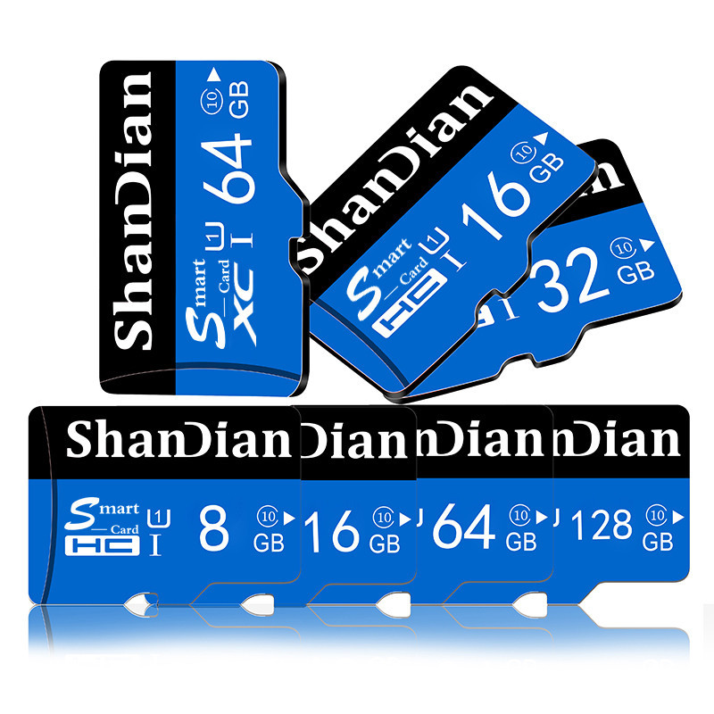 Shandian การ์ดหน่วยความจําคุณภาพสูง 128GB Class 10 การตรวจสอบภายนอก 8GB หุ่นยนต์ UAV สมาร์ทการ์ด SD 16GB กล้อง TF การ์ด 32GB Tachograph การ์ดแฟลช 64GB